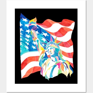 Liberty USA Posters and Art